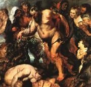 RUBENS, Pieter Pauwel Drunken Silenus oil on canvas